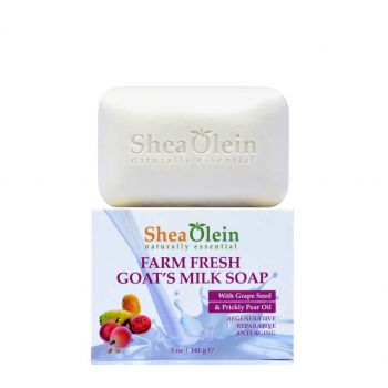 Farm Fresh Goat's Milk Soap With Grape Seed & Prickly Pear Oil