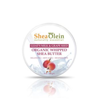 Goat’s Milk & Grape Seed Organic Whipped Shea Butter