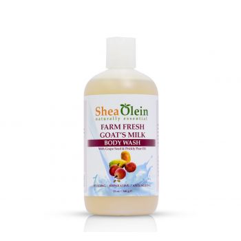 Farm Fresh Goat's Milk Body Wash With Grape Seed & Prickly Pear Oil