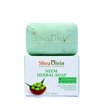 Neem Herbal Soap With Peppermint, Sage, lemon Peel