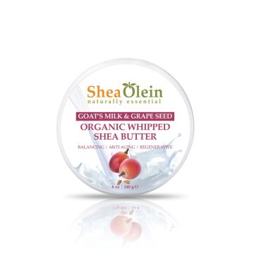 Certified Organic Whipped Shea Butter 8oz