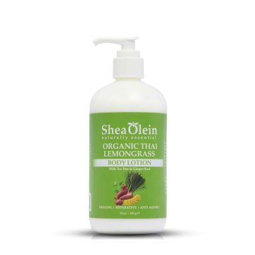 Organic Thai Lemongrass Body Lotion W/ Tea Tree & Ginger Roots