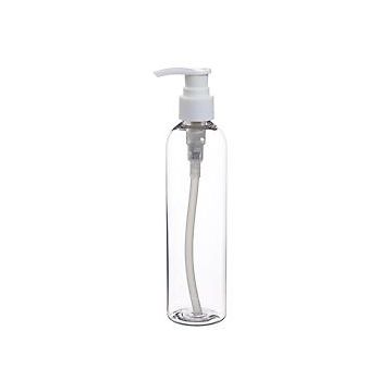 8oz Pet Clear With Pump White – Lotion Pump Dispenser