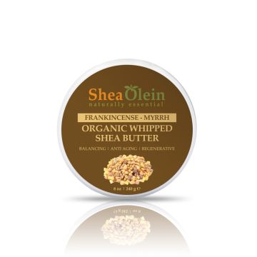 Frankincense - Myrrh Organic Whipped Shea Butter 