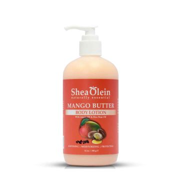 Mango Butter Body Lotion W/ Argan & Rice Bran Oil