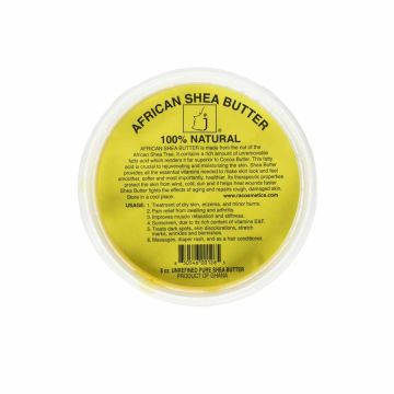 Certified Organic Whipped White Shea Butter 8oz
